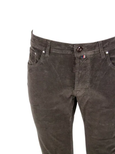 Jacob Cohen Trousers In Brown