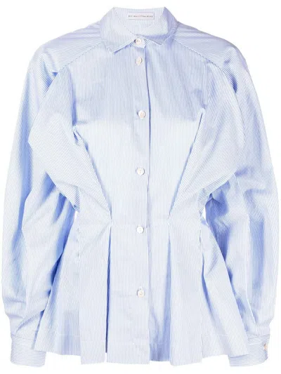 Palmer Harding Palmer/harding Striped Cotton Shirt In White