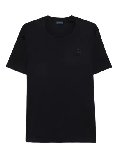 Paul & Shark Back-print Cotton T-shirt Clothing In Black