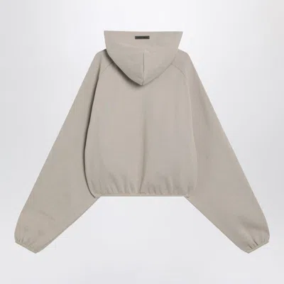 Fear Of God Essential Greige Brushed Sweatshirt In Brown