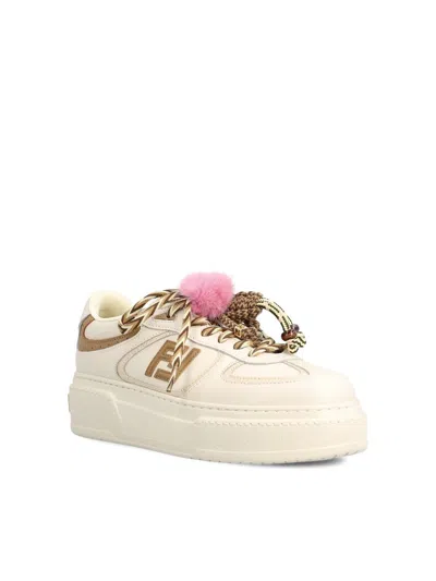 Fendi Match Platform Sole Sneakers Charms