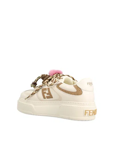 Fendi Match Platform Sole Sneakers Charms