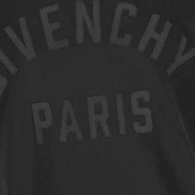 Givenchy Men Cotton T-shirt In Black