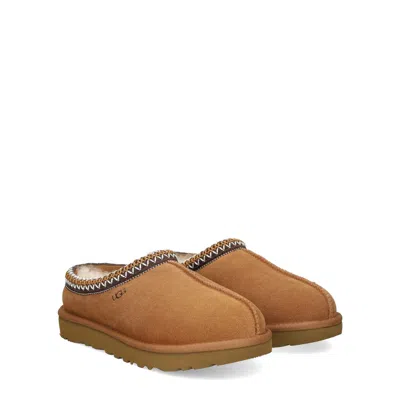 Ugg Tasman Ii Whipstitch-trim Slippers In Brown