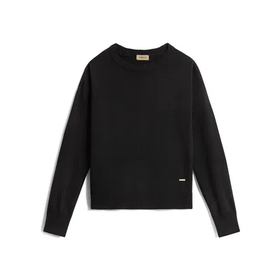 Woolrich Comfort Wool Cash Crewneck In Black