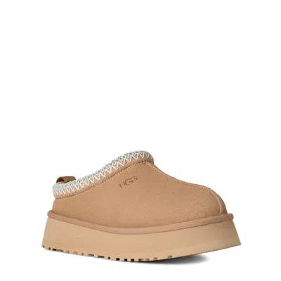 Ugg Tazz Round Toe Flat Sole Slippers In Animal Print