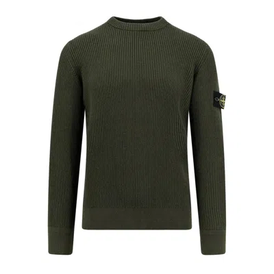 Stone Island Rws Sweater In Green