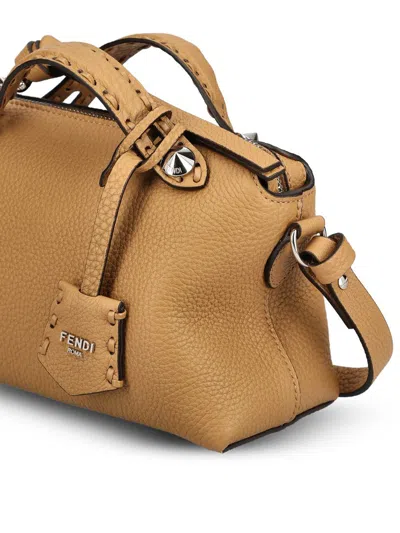 Fendi By The Way Soft Mini Selleria Shoulder Bag In Brown