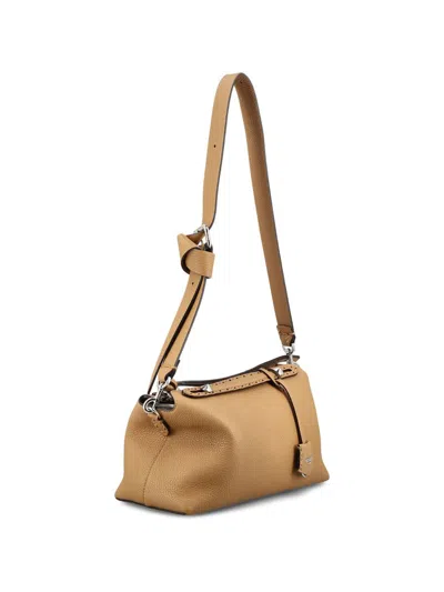 Fendi By The Way Soft Mini Selleria Shoulder Bag In Brown