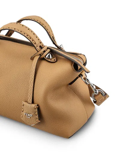 Fendi By The Way Soft Mini Selleria Shoulder Bag In Brown