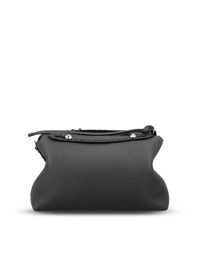 Fendi By The Way Selleria Medium Shoulder Bag In Black