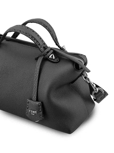 Fendi By The Way Selleria Medium Shoulder Bag In Black