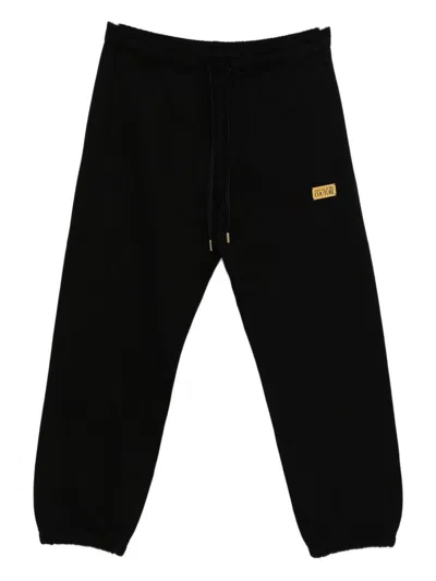 Versace Jeans Couture Tracksuit Bottoms With Logo In Black