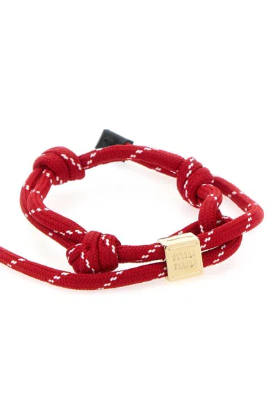 Miu Miu Necklaces In Red