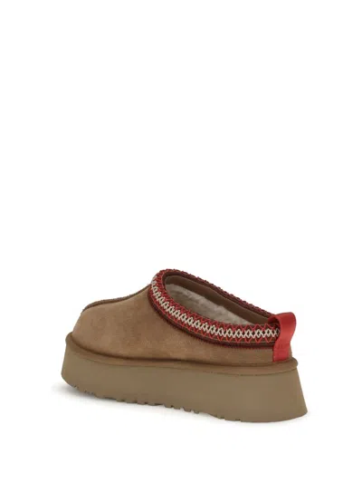 Ugg Biscuit Suede Tazz Ii Slippers In Brown