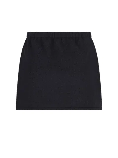Miu Miu Mini Skirt In Blue