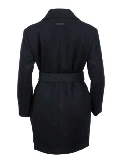 Armani Exchange Coats In Black