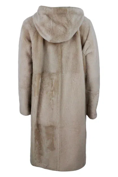 Brunello Cucinelli Coat In Neutral