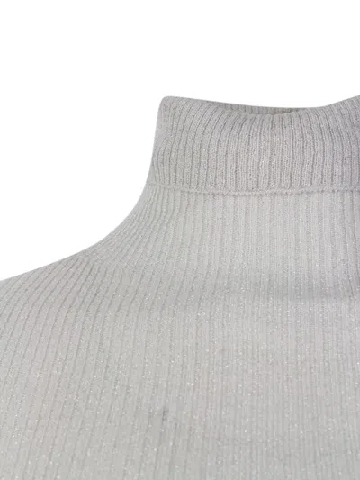 Fabiana Filippi Wool Blend Crewneck In Gray