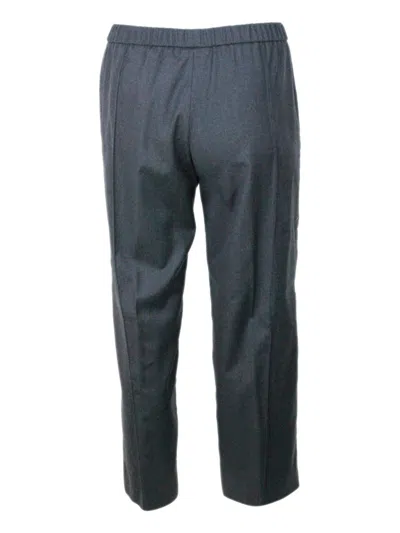 Fabiana Filippi Wool Blend Pants In Blue