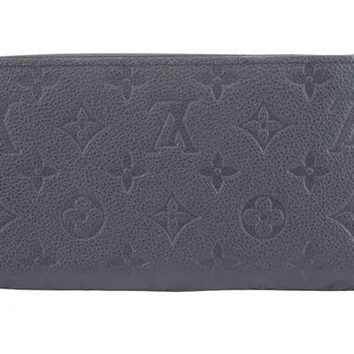 Pre-owned Louis Vuitton Monogram Empreinte Black Monogram Empreinte Long Wallet (bi-fold) ()
