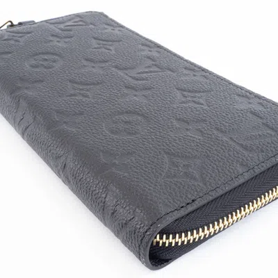 Pre-owned Louis Vuitton Monogram Empreinte Black Monogram Empreinte Long Wallet (bi-fold) ()
