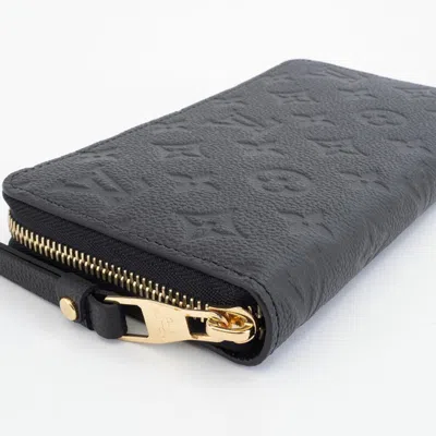 Pre-owned Louis Vuitton Monogram Empreinte Black Monogram Empreinte Long Wallet (bi-fold) ()
