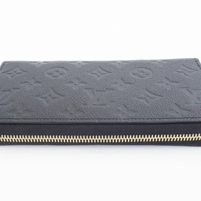 Pre-owned Louis Vuitton Monogram Empreinte Black Monogram Empreinte Long Wallet (bi-fold) ()
