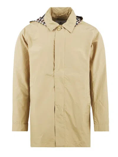Aquascutum Coats Beige In Gold