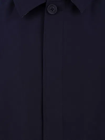 Aquascutum Coats Blue In Blue