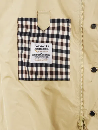 Aquascutum Coats Beige In Gold