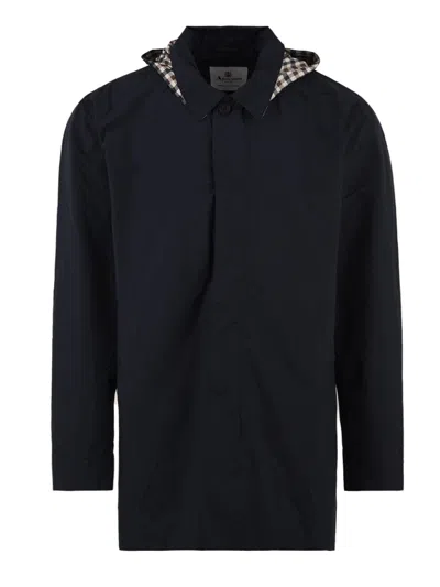 Aquascutum Coats Blue In Blue