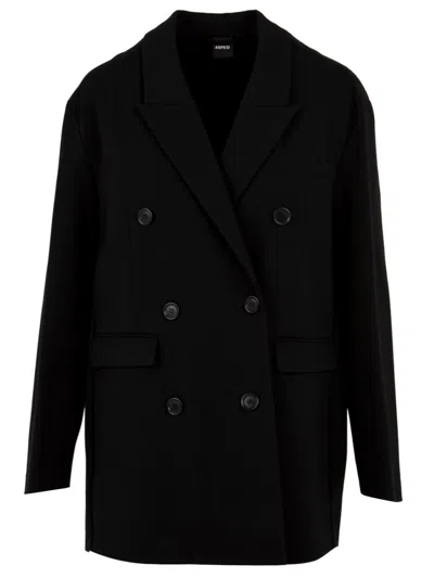 Aspesi Coats In Black