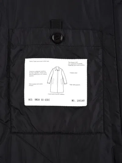 Aspesi Coats In Black