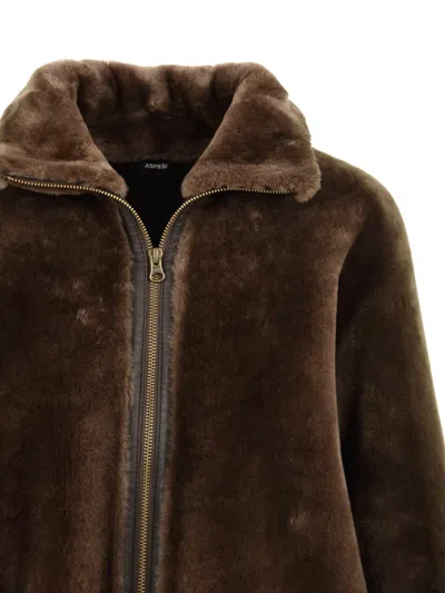 Aspesi Coats In Gold