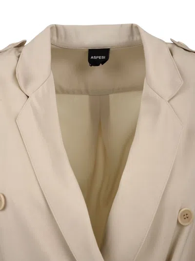 Aspesi Coats In Gray