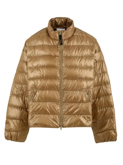 Aspesi Coats Beige In Gold
