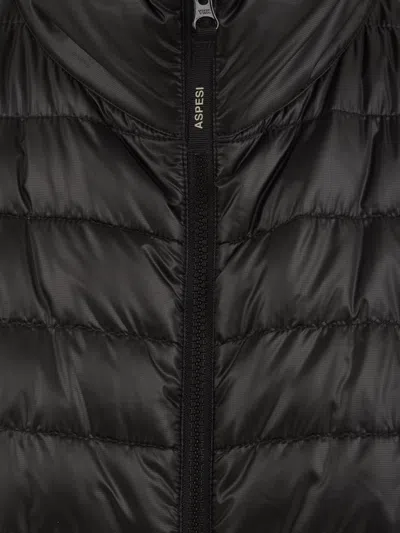 Aspesi Coats Black In Gold