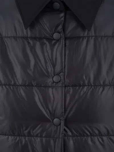 Aspesi Coats Blue In Black