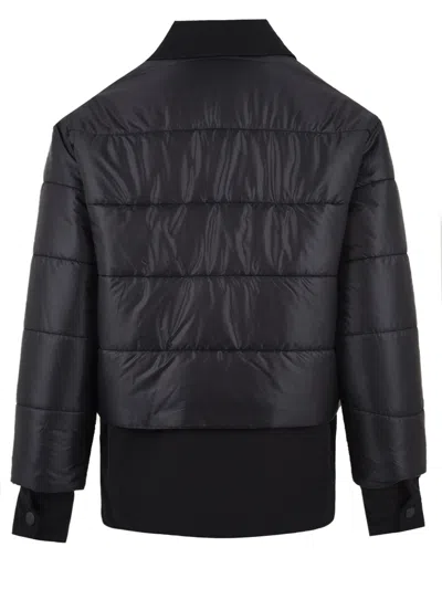 Aspesi Coats Blue In Black