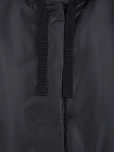 Aspesi Coats Blue In Black