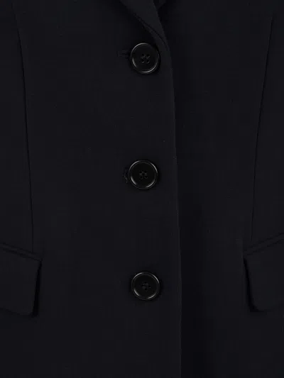 Aspesi Coats Blue In Black