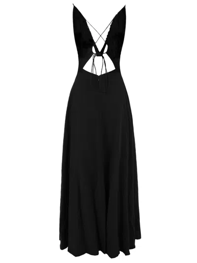 Aspesi Backless Dress In Black