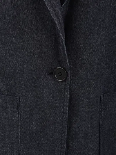 Aspesi Dresses Denim In Black