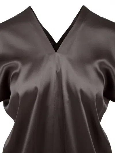 Aspesi Dresses Dove Grey In Black