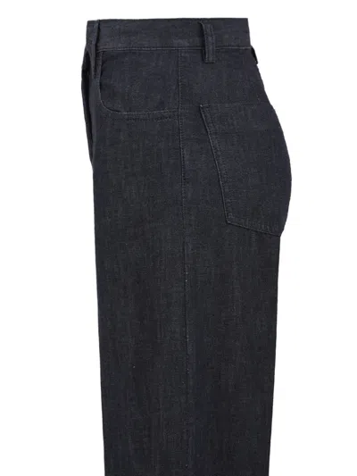 Aspesi Dresses Denim In Black