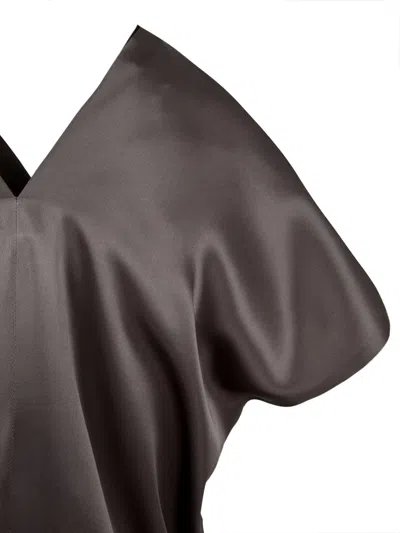 Aspesi Dresses Dove Grey In Black