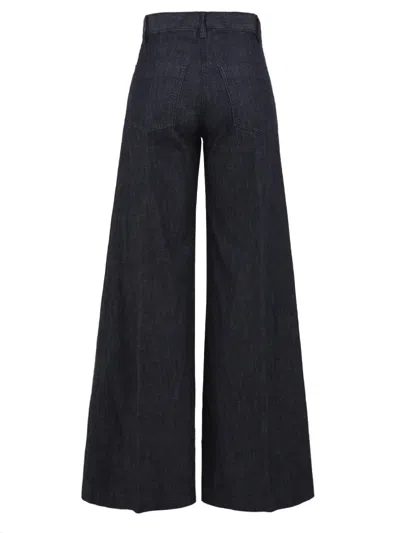 Aspesi Dresses Denim In Black