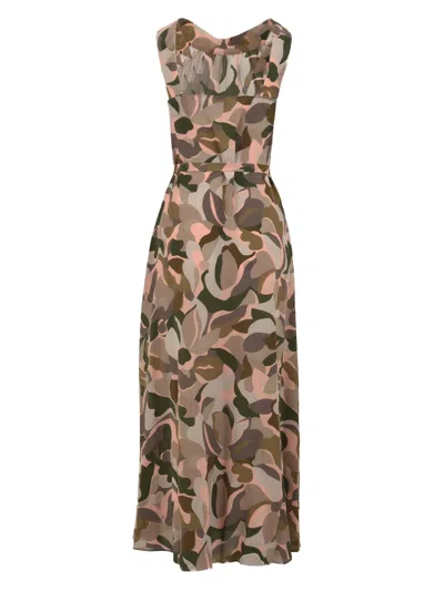 Aspesi Dresses Multi Colour In Brown