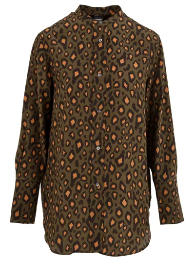 Aspesi Shirts In Brown